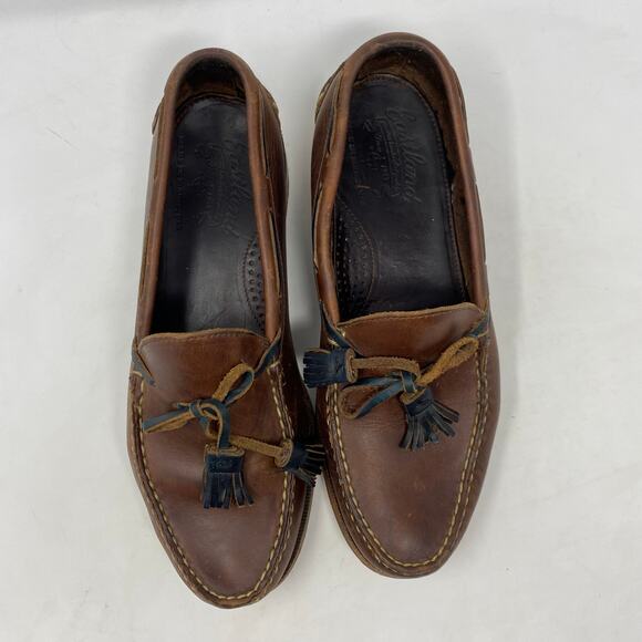 Eastland Vintage Brown Leather Loafer Made in USA Mens Size 10.5 - Picture 4 of 8